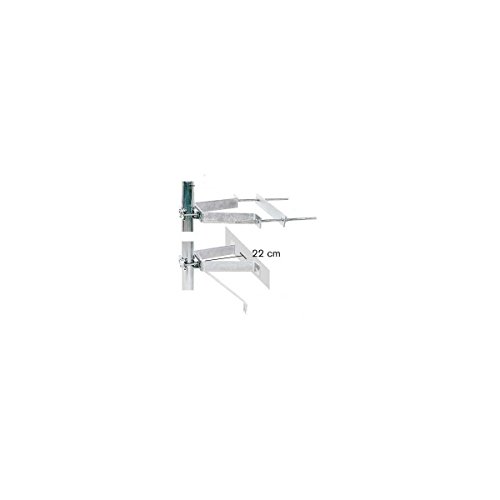 Support mural TV Erard 800860 argent pour salon moderne