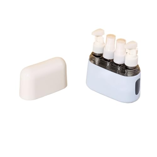 Flacons de voyage 4 en 1 anti-fuite pour transporter shampoing et lotion sans polluer l'espace