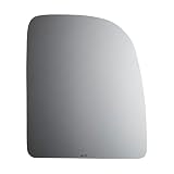 Upper Flat Passenger Side Replacement Mirror Glass for 2002 FORD E SUPER DUTY, 2002-2014 E-150, E-25