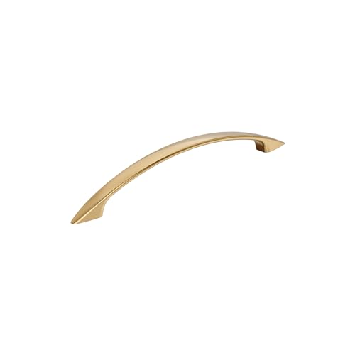 Amerock Arc 6-5/16 inch (160mm) Center-to-Center Champagne Bronze Cabinet Pull - 25 Pack