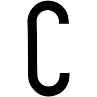 Lampa 07964 T Aufkleber C, Schwarz, 8 x 3,5