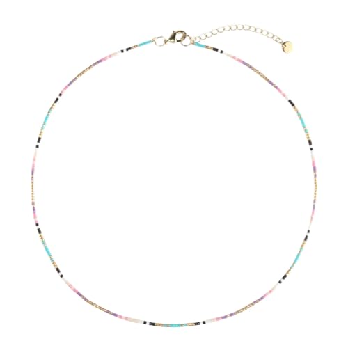 Bijoux ethniques Miyuki anti-allergie en pierre véritable