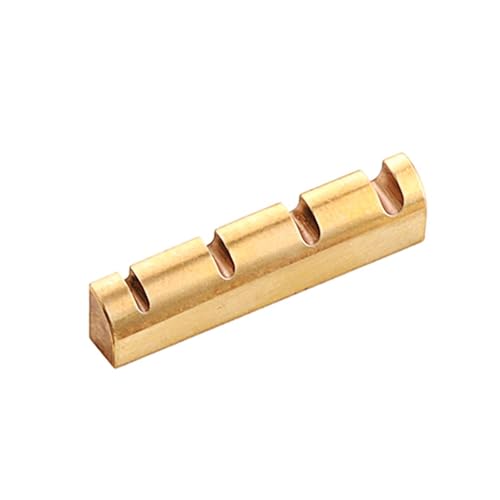 Sillet de guitare en laiton pré-fendu pièce de rechange premium 4 cordes