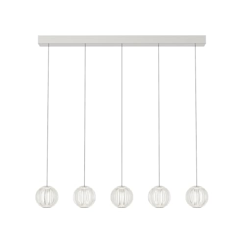 Barre LED suspendue transparente Ideal Lux DIAMOND pour îlot