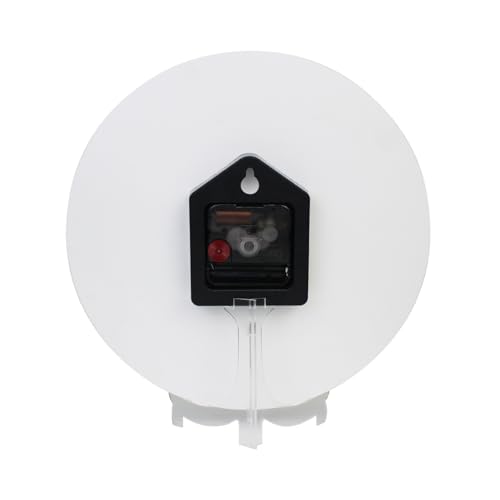 Reloj de pared redondo silencioso de 10 pulgadas miniatura 6