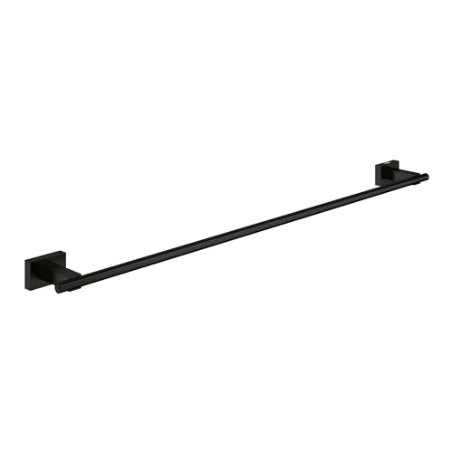 GROHE 405092431 Essentials Cube Towel Bar, Matte Black
