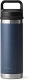 YETI Rambler Bottle Chug, Vaccum Insulated Stainless Steel Bottle with Leakproof Chug Cap, Navy, 18 oz (532 ml) - Image 9