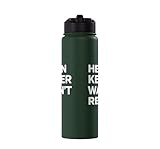 Funny Helen Keller Wasn't Real Statement Satirical Humor Stainless Steel Insulated Water Bottle