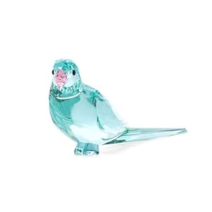 SWAROVSKI Crystal Jungle Beats Paco Blue Parakeet Figurine