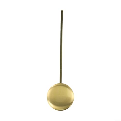 ZMdooreasy Pendolo in metallo per orologi da parete con movimento oscillante, compatibile con meccanismi di orologi al quarzo per riparazione di orologi e personalizzazione fai da te (lunghezza 220 mm