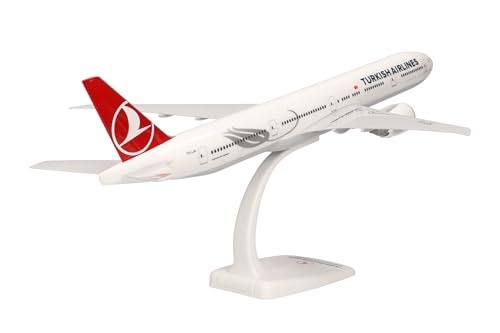 Herpa Turkish Airlines Boeing 777-300ER TC-LJK Izmir maqueta de avión coleccionable 3