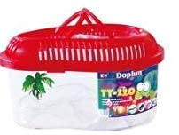 Lovely Pets Kingdom – Turtle/Tortoise dophin Tank TT220 Reptile Carrier with Cover and Handle - Perfect for Small Turtles (Plastic Tank) (B099Z4BWBZ) Amazon Price History, Amazon Price Tracker