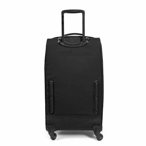 Image of EASTPAK TRANS4 M - 68L Medium Checked Luggage Bag, Two Compartments, TSA Lock, 360 Spinner Wheels, and Telescopic Handle, Black