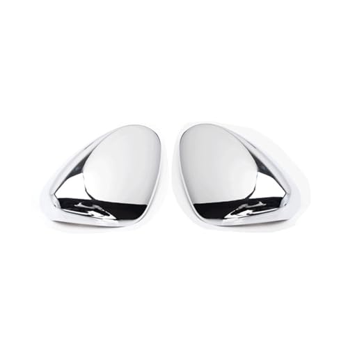 O~[ For Mazda CX5 CX5 2012-2016 ABS Mirror Housing For Chrome Rearview Side Mirror Cover Trim Frame 2 For Pcs(Year for 2012-20