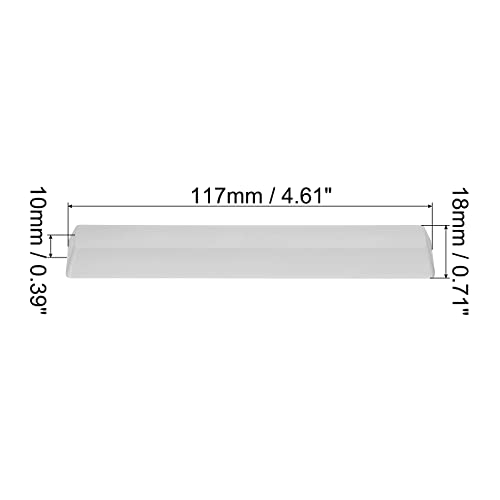 PATIKIL 6.25u Spacebar Keycaps, Universal PBT Keyboard Replacement Accessories for MX Mechanical Keyboard Light Grey - Image 2