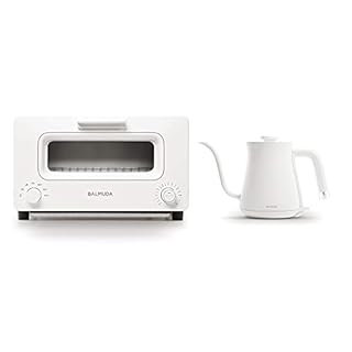 BALMUDA Combo Pack in White | The Toaster & The Kettle | Steam Oven Toaster & Electric Gooseneck Kettle