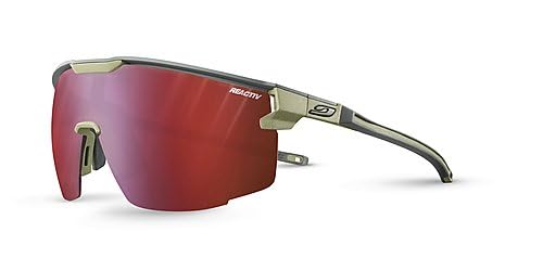 Julbo Lunettes de soleil - ULTIMATE - Hommes - Gris Foncé/Vert Army - Photochromique 0 <> 3