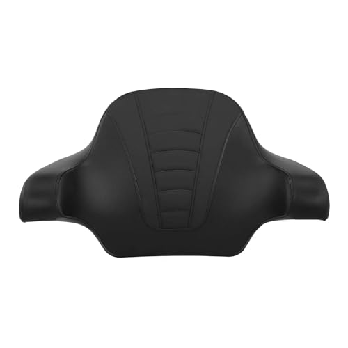 Dossier de coffre enveloppant pour moto touring améliorant le confort du passager sur longue distance