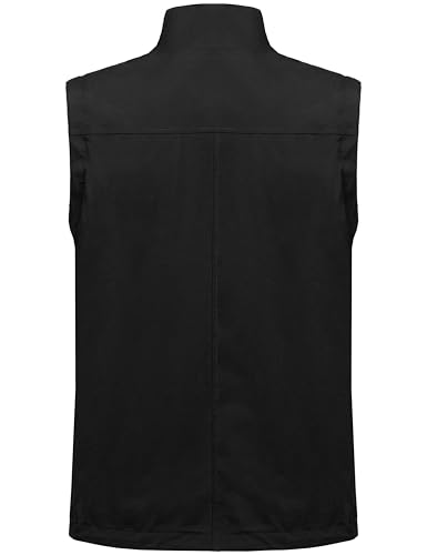 Image of Little Donkey Andy Men's Lightweight Quick Dry Vest Windproof Sleeveless Jacket with 11 Pockets for Travel Fishing Hiking