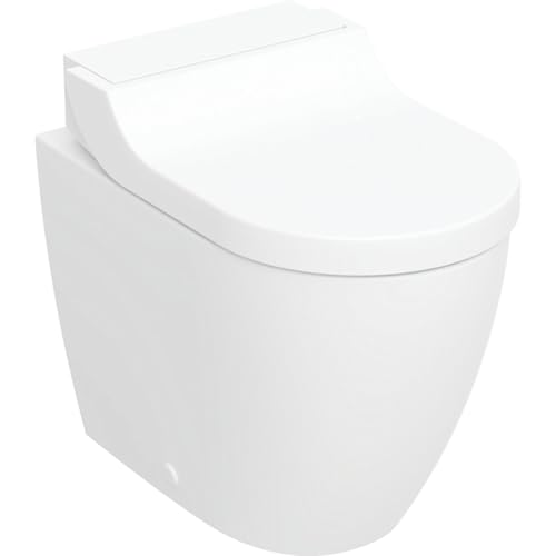 Geberit AquaClean Tuma Comfort système complet de WC, WC indépendants; Coloris: Verre Blanc