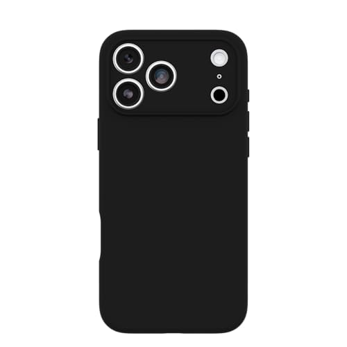 Image of OtterBox iPhone 17 Pro Max Figura Series Case - Black - Aesthetic, Silicone Phone Cases, Protective Minimalist Design, MagSafe iPhone Case with Camera Protection
