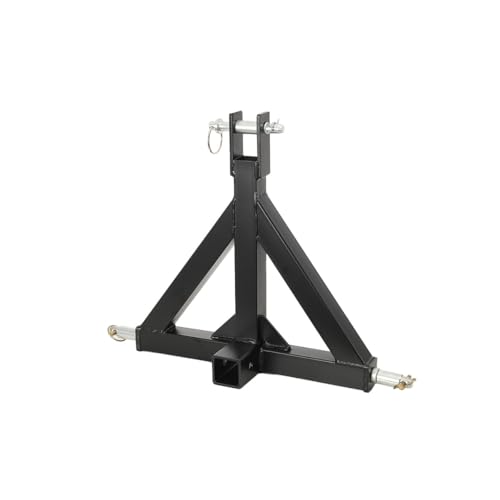 Dreipunkt Anhängerkupplung 3 Punkt Dreipunkt Adapter für Anhänger & Bauernhofgeräte 2 Traktor Schlepper Ackerschiene mit Dreipunktaufhängung Ackerschiene Ackerschienendreieck Kat