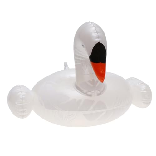 UPKOCH Portabebidas Inflable Portacervezas Simple para Agua Flotador con Forma De Cisne Bandeja para Cerveza