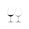 Riedel vinum new world pinot noir glass set of 2  urban country home decor