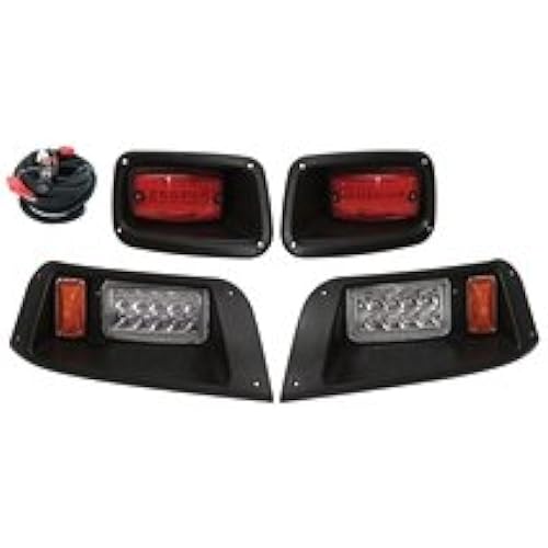 EZGO TXT Golf Cart LED Super Saver Complete Adjustable Light Kit 1996 - 2013