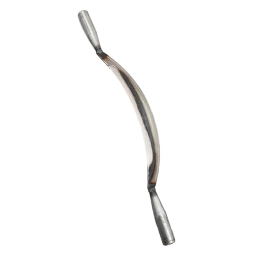 Lurrose Raspador de Corteza de Árbol Curvo de Acero Carbono Mango Antideslizante para Jardinería y Descortezado