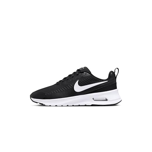 NIKE Femme AIR Max NUAXIS Sneaker, Noir/Blanc, 43 EU