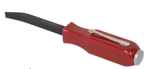 Lisle 35100 1/4 Pry Bar with Pocket Clip and Strike Cap