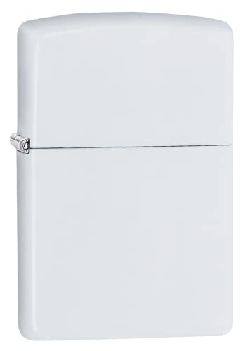 Encendedor de Bolsillo Zippo Classic Blanco Mate miniatura 1
