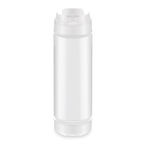 HOMEPRO Subway Inverted Squeeze Bottle for Thick Condiments Sauces Batter and Dressing | Self Sealing No Drip No Hassle Assorted Color