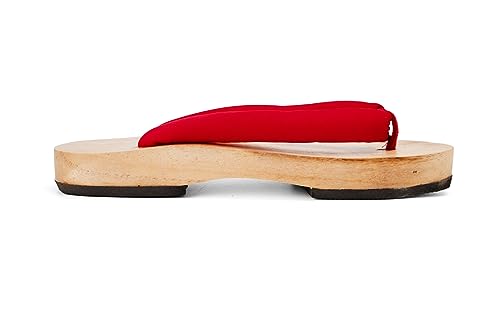 Image of Japanese Wooden Clogs Geta Slippers