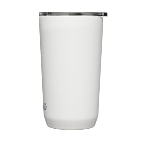 Image of CamelBak Horizon 16oz Tumbler - Insulated Stainless Steel - Tri-Mode Lid - White