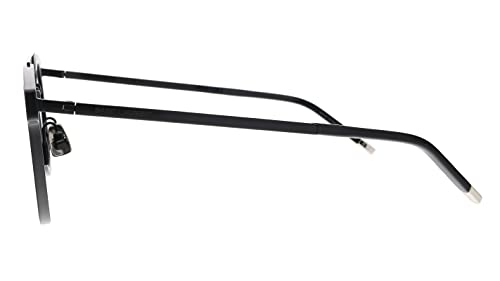 SAINT LAURENT Unisex Sunglasses Black Matte Frame, Grey Lenses, 61MM3