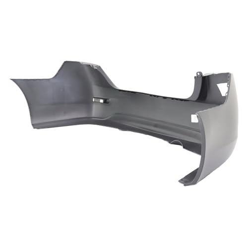 Image of FitParts Compatible with Nissan Sentra 2013-2015 Rear Bumper Cover | Primed, Without Parking Sensor Holes, Sedan, Ready to Paint, OEM 850223SH0J, NI1100292