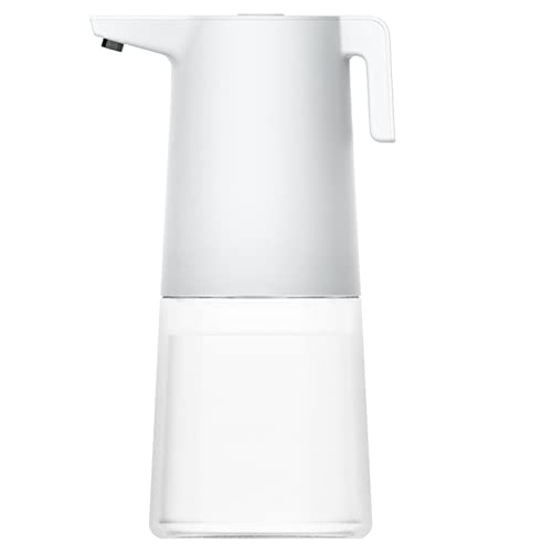 ソープディスペンサー 泡 自動 ハンドソープディスペンサー オート センサー 330ml 充電式 ハンドソープ 食器用洗剤などに適用 半透明 吐出量3段階調整 壁掛け可(105*80*180mm)白色