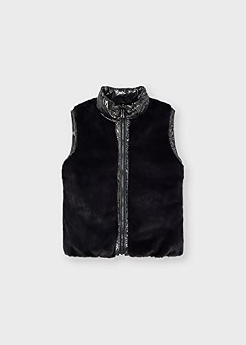 Mayoral Reversible Vest for Girls Charcoal3