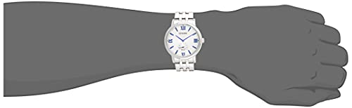 Citizen Stainless Steel Quartz Analog Silver Dial Men Watch-Be9170-72A, Silver Band - Image 5