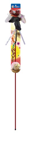 Japan Premium Pet, Imperial Teaser Chauve-souris avec plumes naturelles pour chat