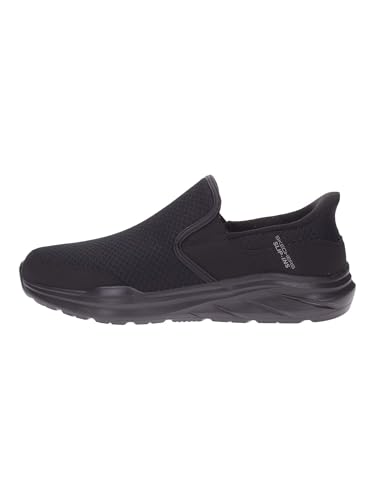 Skechers Baskets Equalizer 6.0 StoaverSneaker pour Homme, Maille PU Noire, 41 EU