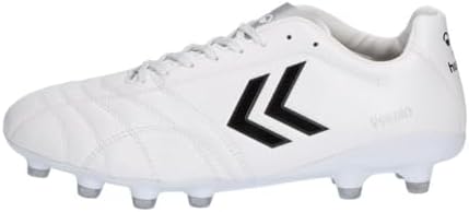 Hummel Volato 3 ACADEMY SUPERWIDE Football Shoes, White x Silver