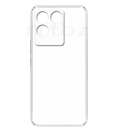Image of Soft Silicone TPU Back Cover Compatible with iQOO Z7 Pro 5G / Vivo T2 Pro 5G, Transparent