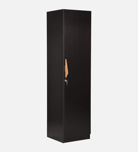 Image of Mintwud Pepperfry Engineered Wood Wardrobe with Doors Storage | Wooden Almirah Cupboard for Clothes Storage Organizer for Living Room Home Bedroom Furniture (Wenge Finish)