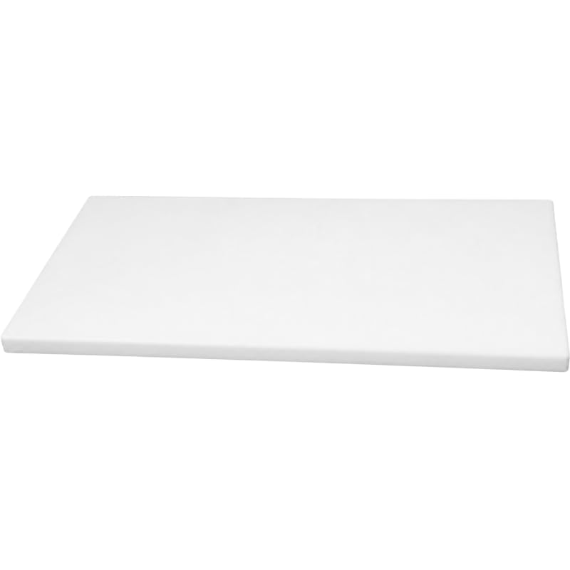 Tabla de cortar de polietileno blanco – 1000 × 600 × 25 mm