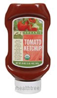 Ketchup de tomate, orgánico, al revés, 20 onzas de Woodstock