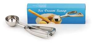 Royal Industries Ice Cream Scoop, Stainless Steel, 1 1/2 Oz, Silver