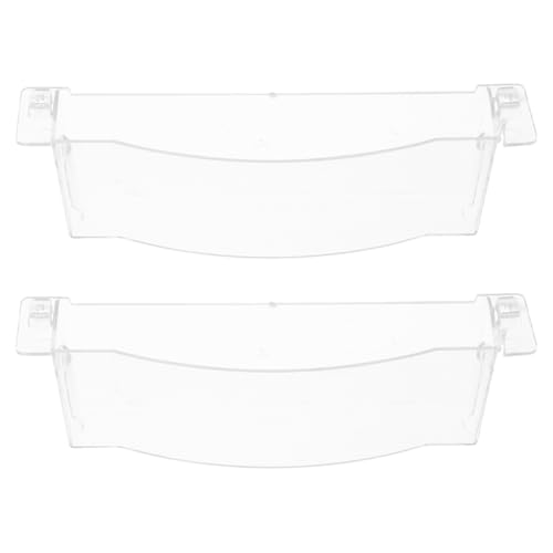 Angoily 2 Pezzi Vaschetta Spessa Per Raccolta Olio Per Aspiratore Di Cucina Vaschetta Di Raccolta Olio Per Gas (3° Bicchiere Olio Lungo)